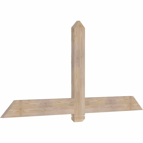 11/12 Pitch Eugene Smooth Timber Gable Bracket GBW072X33X0206EUG00SDF