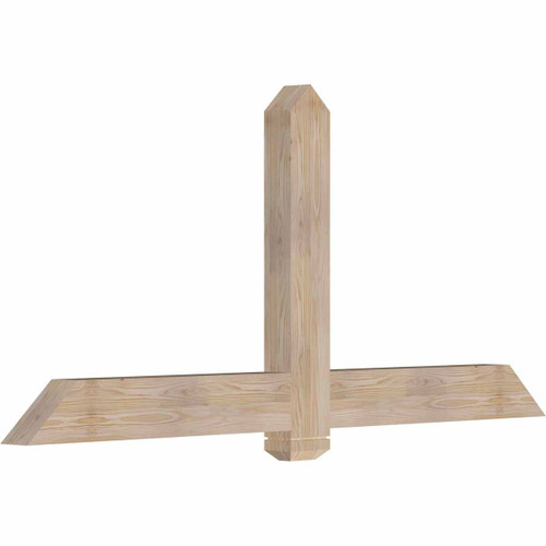 11/12 Pitch Eugene Smooth Timber Gable Bracket GBW072X33X0406EUG00SDF