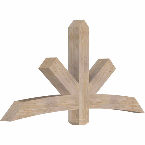 12/12 Pitch Alberta Smooth Timber Gable Bracket GBW072X36X0606ALB00SDF