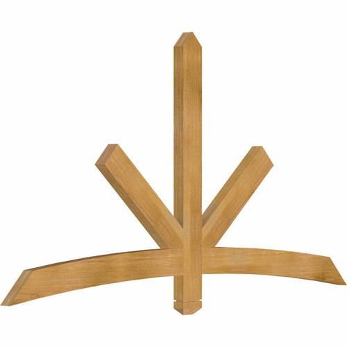 13/12 Pitch Alberta Rough Sawn Timber Gable Bracket GBW072X39X0204ALB00RWR