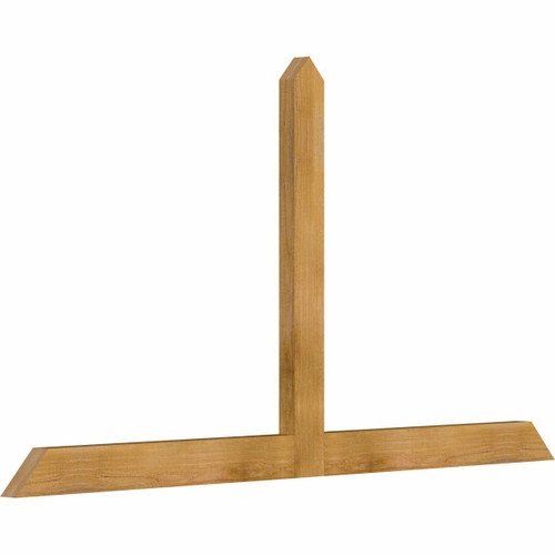 13/12 Pitch Portland Rough Sawn Timber Gable Bracket GBW072X39X0204POR00RWR