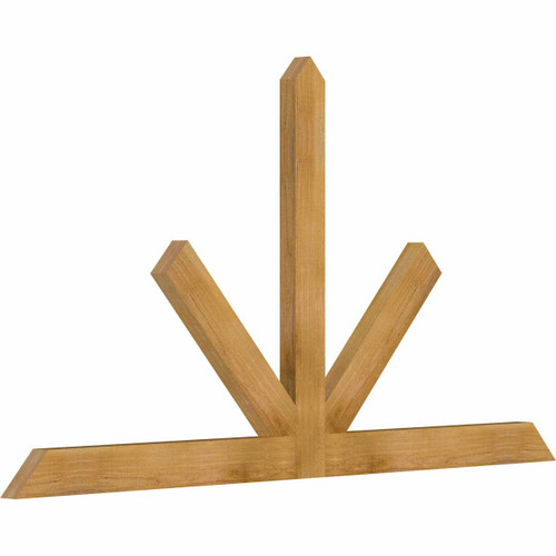 13/12 Pitch Saratoga Rough Sawn Timber Gable Bracket GBW072X39X0204SAR00RWR
