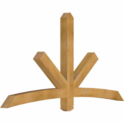 13/12 Pitch Alberta Rough Sawn Timber Gable Bracket GBW072X39X0404ALB00RWR