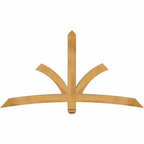 13/12 Pitch Davenport Rough Sawn Timber Gable Bracket GBW072X39X0404DAV00RWR