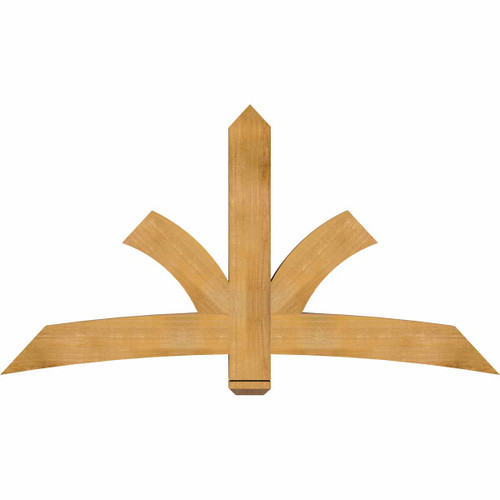 13/12 Pitch Davenport Rough Sawn Timber Gable Bracket GBW072X39X0406DAV00RWR