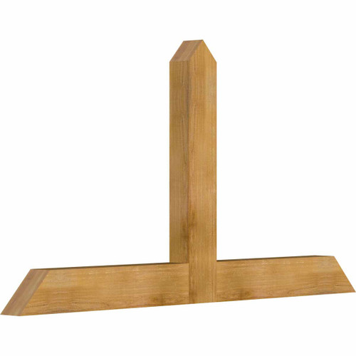 13/12 Pitch Portland Rough Sawn Timber Gable Bracket GBW072X39X0406POR00RWR