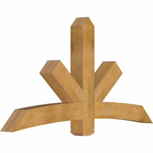 13/12 Pitch Alberta Rough Sawn Timber Gable Bracket GBW072X39X0606ALB00RWR