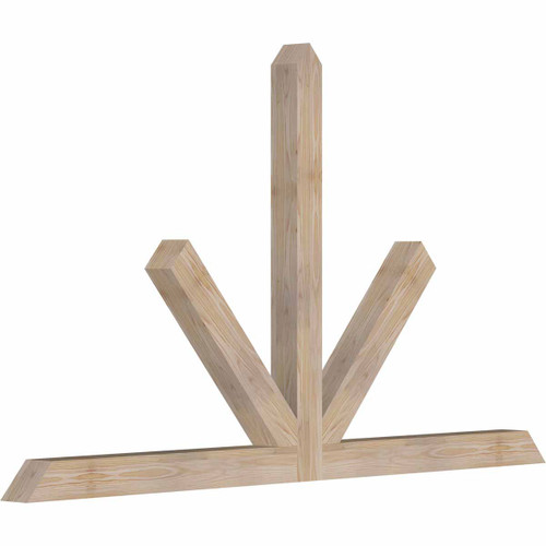 14/12 Pitch Saratoga Smooth Timber Gable Bracket GBW072X42X0404SAR00SDF