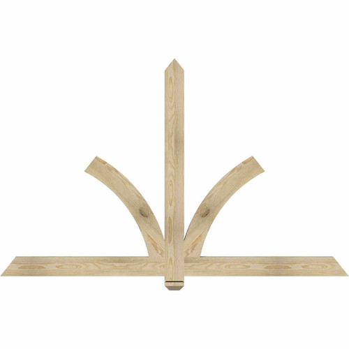 15/12 Pitch Redmond Rough Sawn Timber Gable Bracket GBW072X45X0204RED00RDF