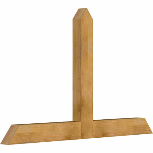 15/12 Pitch Portland Rough Sawn Timber Gable Bracket GBW072X45X0406POR00RWR
