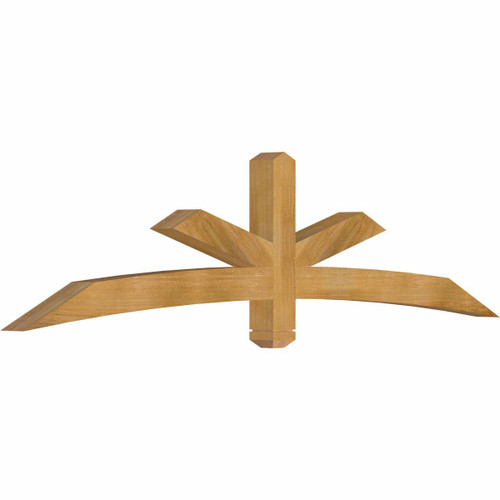 6/12 Pitch Alberta Rough Sawn Timber Gable Bracket GBW084X21X0404ALB00RWR