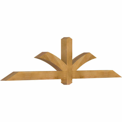 6/12 Pitch Redmond Rough Sawn Timber Gable Bracket GBW084X21X0404RED00RWR