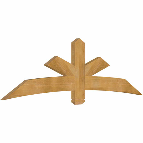 7/12 Pitch Alberta Rough Sawn Timber Gable Bracket GBW084X24X0206ALB00RWR