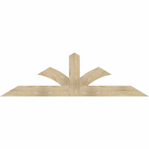 7/12 Pitch Richland Rough Sawn Timber Gable Bracket GBW084X24X0206RIC00RDF