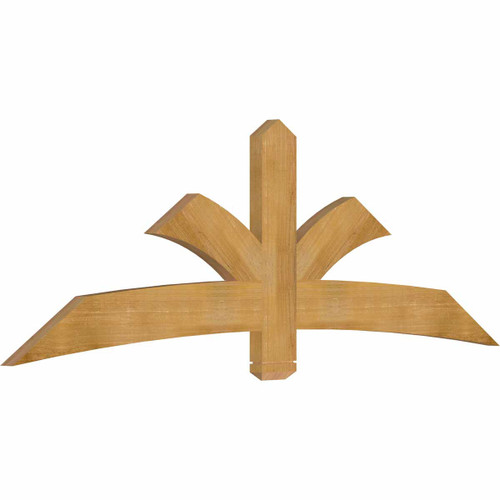 8/12 Pitch Davenport Rough Sawn Timber Gable Bracket GBW084X28X0206DAV00RWR