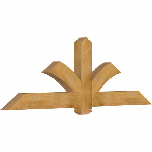 8/12 Pitch Redmond Rough Sawn Timber Gable Bracket GBW084X28X0406RED00RWR