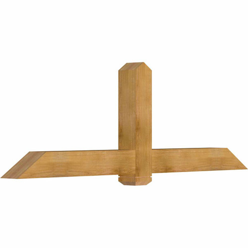 8/12 Pitch Eugene Rough Sawn Timber Gable Bracket GBW084X28X0606EUG00RWR