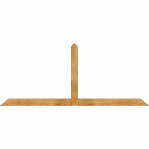 10/12 Pitch Portland Rough Sawn Timber Gable Bracket GBW084X35X0204POR00RWR