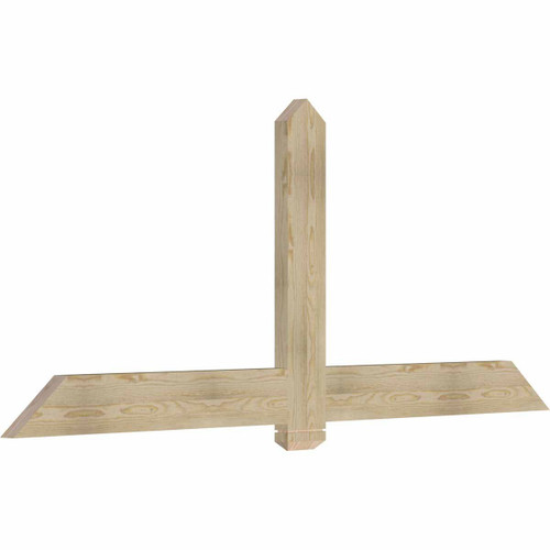 10/12 Pitch Eugene Rough Sawn Timber Gable Bracket GBW084X35X0206EUG00RDF