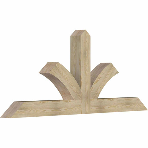 10/12 Pitch Richland Rough Sawn Timber Gable Bracket GBW084X35X0606RIC00RDF