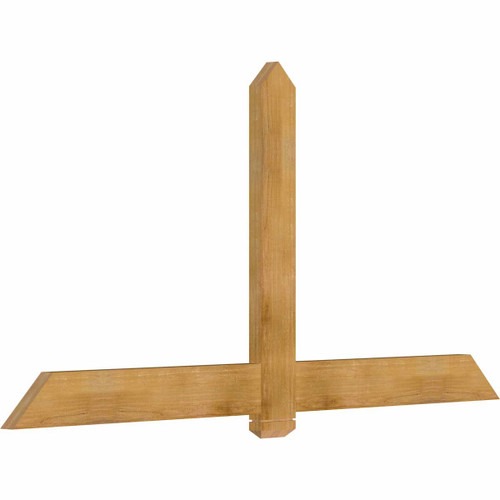 12/12 Pitch Eugene Rough Sawn Timber Gable Bracket GBW084X42X0206EUG00RWR