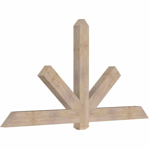 12/12 Pitch Kennewick Smooth Timber Gable Bracket GBW084X42X0406KEN00SDF