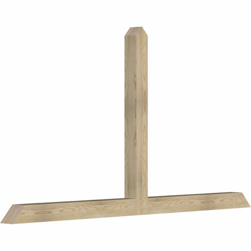 13/12 Pitch Portland Rough Sawn Timber Gable Bracket GBW084X45X0404POR00RDF