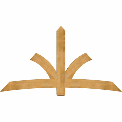 13/12 Pitch Davenport Rough Sawn Timber Gable Bracket GBW084X45X0406DAV00RWR
