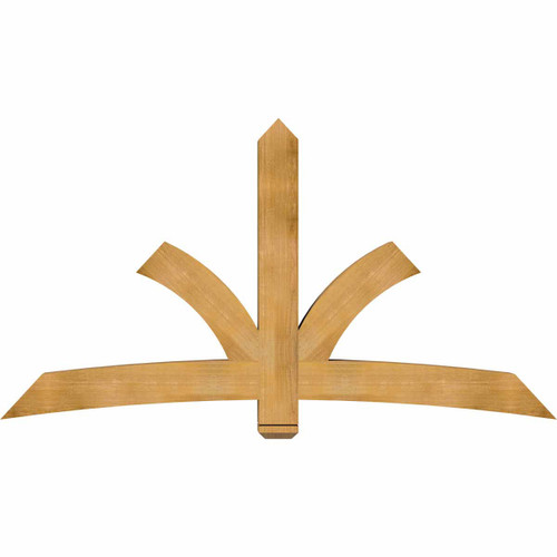 13/12 Pitch Davenport Rough Sawn Timber Gable Bracket GBW084X45X0606DAV00RWR