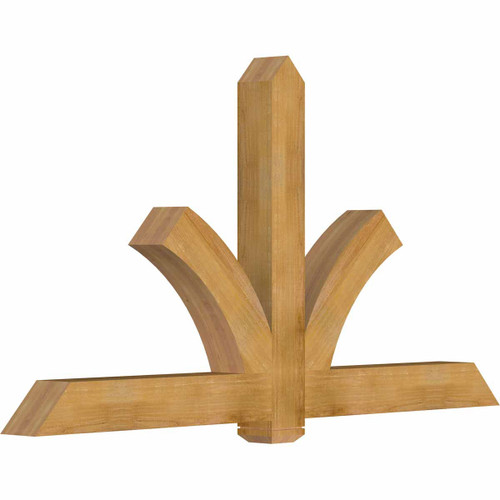 13/12 Pitch Redmond Rough Sawn Timber Gable Bracket GBW084X45X0606RED00RWR