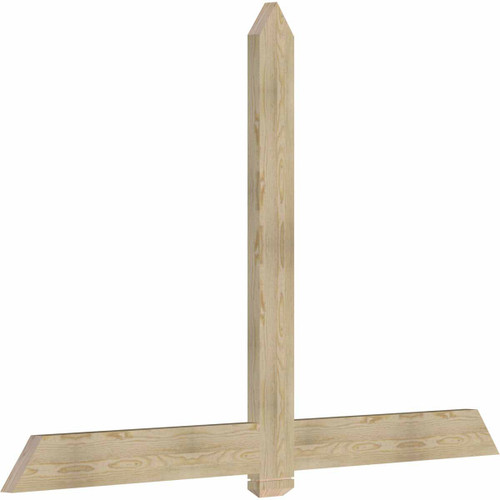 16/12 Pitch Eugene Rough Sawn Timber Gable Bracket GBW084X56X0206EUG00RDF