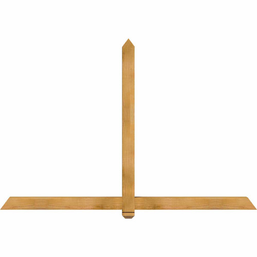 16/12 Pitch Eugene Rough Sawn Timber Gable Bracket GBW084X56X0404EUG00RWR