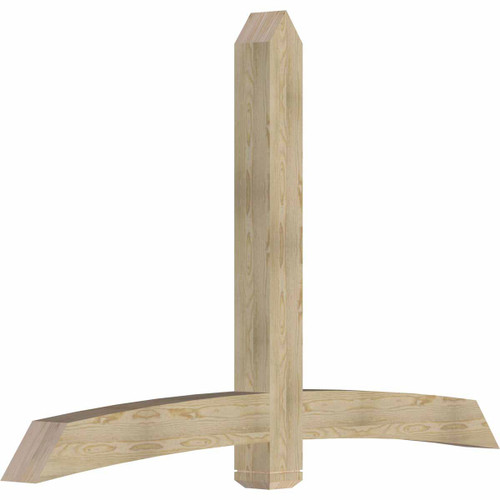 16/12 Pitch Bellingham Rough Sawn Timber Gable Bracket GBW084X56X0606BEL00RDF