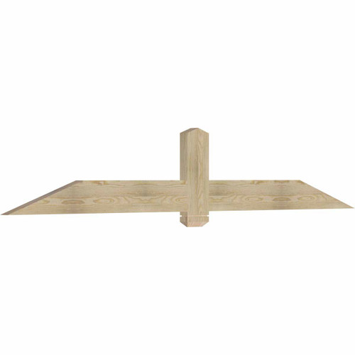 4/12 Pitch Eugene Rough Sawn Timber Gable Bracket GBW096X16X0206EUG00RDF