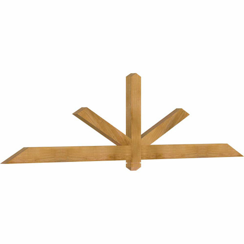 6/12 Pitch Kennewick Rough Sawn Timber Gable Bracket GBW096X24X0204KEN00RWR 6/12 Pitch Kennewick Rough Sawn Timber Gable Bracket GBW096X24X0204KEN00RWR