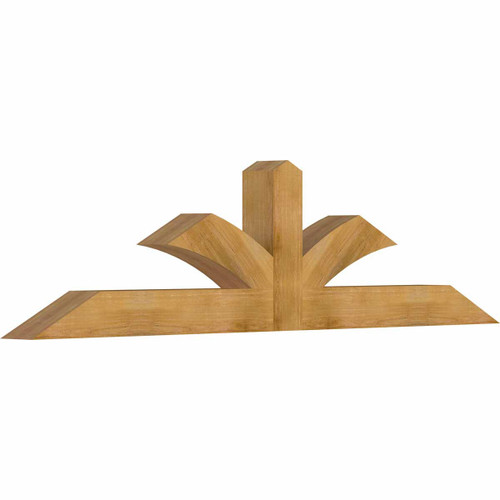 6/12 Pitch Richland Rough Sawn Timber Gable Bracket GBW096X24X0606RIC00RWR