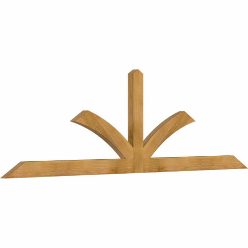7/12 Pitch Richland Rough Sawn Timber Gable Bracket GBW096X28X0204RIC00RWR