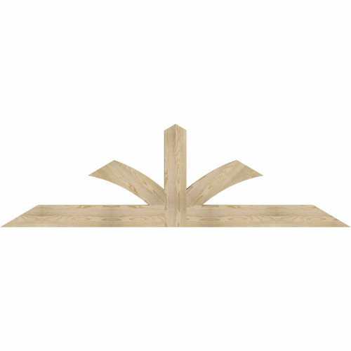 7/12 Pitch Richland Rough Sawn Timber Gable Bracket GBW096X28X0406RIC00RDF