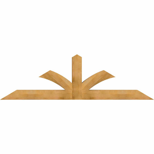7/12 Pitch Richland Rough Sawn Timber Gable Bracket GBW096X28X0606RIC00RWR