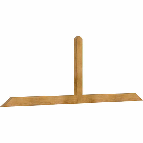 8/12 Pitch Portland Rough Sawn Timber Gable Bracket GBW096X32X0204POR00RWR