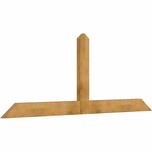 9/12 Pitch Portland Rough Sawn Timber Gable Bracket GBW096X36X0206POR00RWR