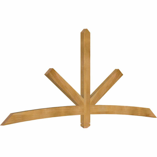 10/12 Pitch Alberta Rough Sawn Timber Gable Bracket GBW096X40X0204ALB00RWR