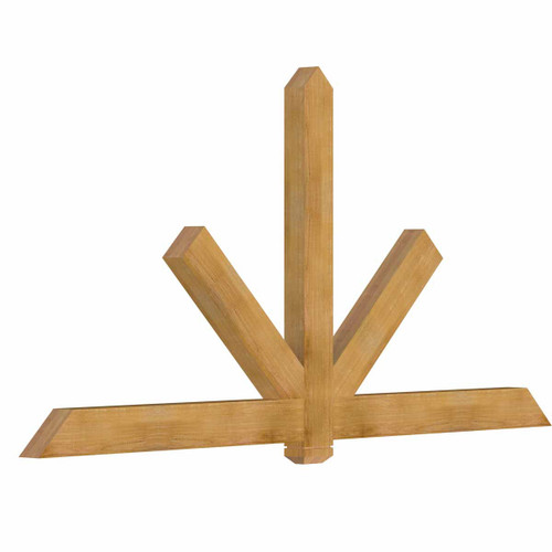 12/12 Pitch Kennewick Smooth Timber Gable Bracket GBW096X48X0406KEN00SWR