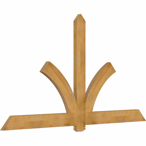 13/12 Pitch Redmond Rough Sawn Timber Gable Bracket GBW096X52X0206RED00RWR