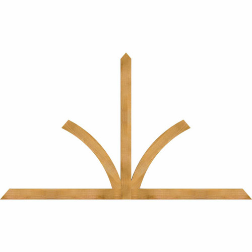 14/12 Pitch Richland Rough Sawn Timber Gable Bracket GBW096X56X0204RIC00RWR