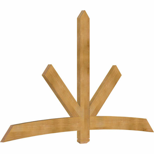 14/12 Pitch Alberta Rough Sawn Timber Gable Bracket GBW096X56X0206ALB00RWR