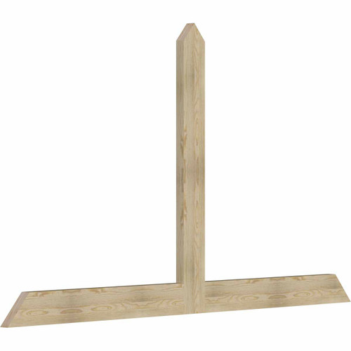 14/12 Pitch Portland Rough Sawn Timber Gable Bracket GBW096X56X0206POR00RDF