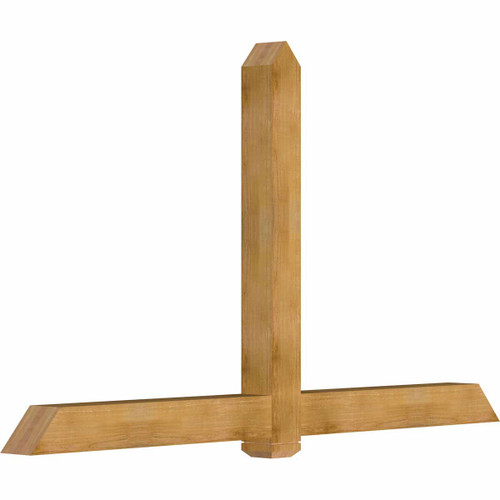 14/12 Pitch Eugene Rough Sawn Timber Gable Bracket GBW096X56X0606EUG00RWR