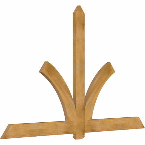 15/12 Pitch Redmond Rough Sawn Timber Gable Bracket GBW096X60X0206RED00RWR