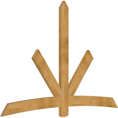 16/12 Pitch Alberta Rough Sawn Timber Gable Bracket GBW096X64X0206ALB00RWR